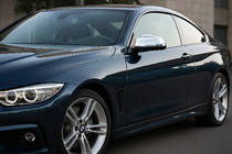 BMW serija 4 F32/F33/F36 2012–2020 Pokrovi ogledal (2 kos, nerjaveče jeklo) Carmos fotografija 3