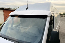 Mercedes Sprinter W906 2006–2018 Vizir za vetrobransko steklo (Bel, 5 mm) fotografija 1