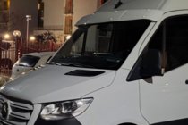 Mercedes Sprinter W906 2006–2018 Vizir za vetrobransko steklo (Bel, 5 mm) fotografija 6