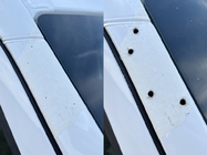 Volkswagen Crafter 2006–2016 Senčnik za vetrobransko steklo na okvirju (Bel, 5 mm) fotografija 7