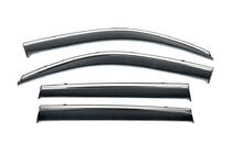 Toyota Land Cruiser Prado 150 2009–2023 Vetrni deflektorji oken s kromom (4 kos, Niken) fotografija 1