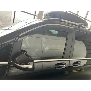 Vetrni deflektorji za okna s kromiranim okrasnim trakom (2 kos, Niken Future) Mercedes Vito/V-razred W447 2014– fotografija 1