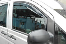 Mercedes Vito W639 2004–2014 Vetrni deflektorji za okna, vstavni Niken Luxury (2 kos) fotografija 1