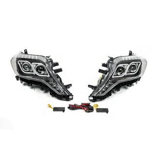 Sprednja Full LED žarometa (2013-2017, 2 kos) Toyota Land Cruiser Prado 150 2009–2023 fotografija 1