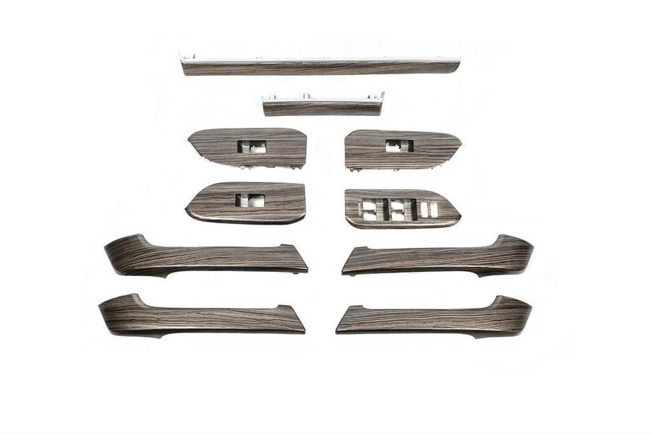 Toyota Land Cruiser Prado 150 2009–2023 Komplet vložkov v temnem lesnem videzu Image