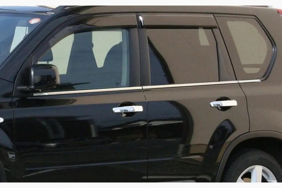 Nissan X-trail T31 2007–2014 B-izdelki Zunanje kromirane okenske letve Carmos Image