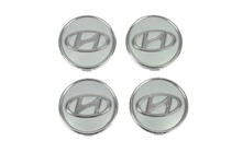 Hyundai Sivi sredinski pokrovčki platišč hyun60tur-sir (59 mm / 55 mm, 4 kosi) fotografija 1