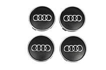 Audi Sredinski pokrovčki platišč črni au5955 (59 mm na 55 mm, 4 kos) fotografija 1