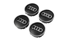 Audi Sredinski pokrovčki platišč črni au5955 (59 mm na 55 mm, 4 kos) fotografija 2