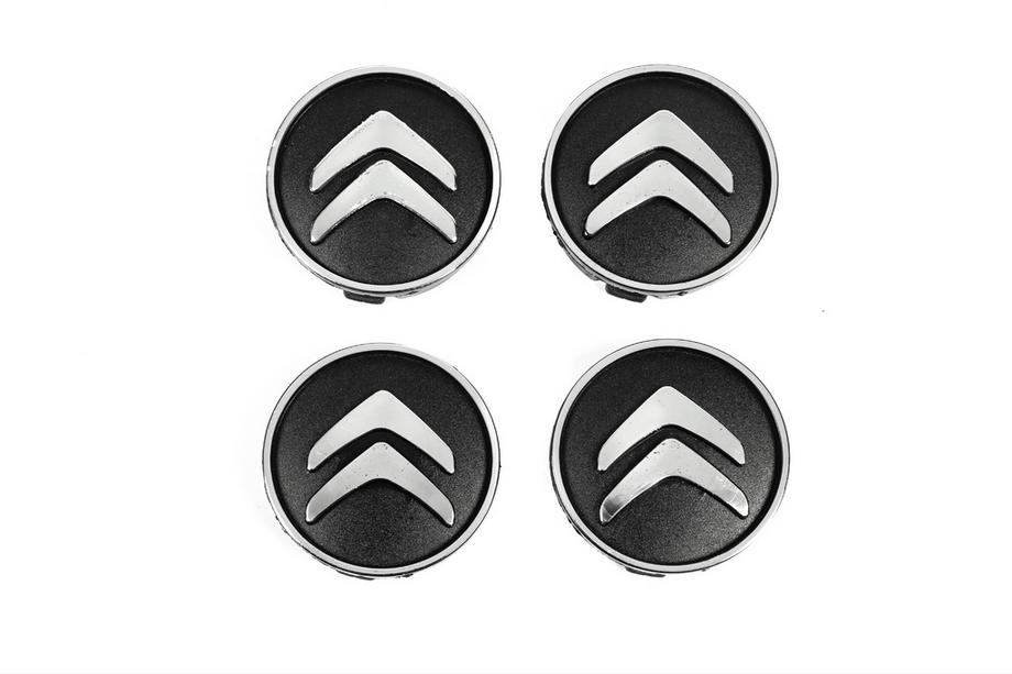 Citroen Sredinski pokrovčki platišč, črni cit5955tur-bl (59 mm na 55 mm, 4 kos) Image