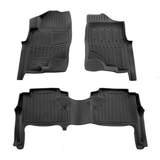 Stingray 3D avto preproge (5 kos, poliuretan) Nissan Navara 2006–2015