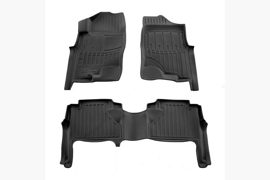 Nissan Navara 2006–2015 Stingray 3D avto preproge (5 kos, poliuretan) Image