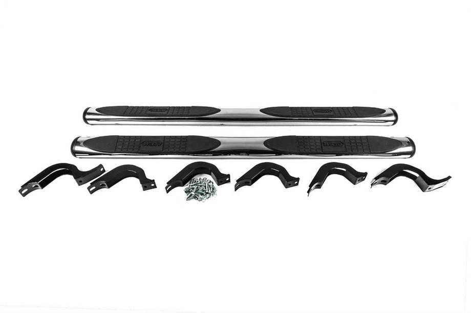 Toyota FJ Cruiser 2006–2022 Stranske cevi B098602 (2 kos, nerjavno jeklo) (krom) Image