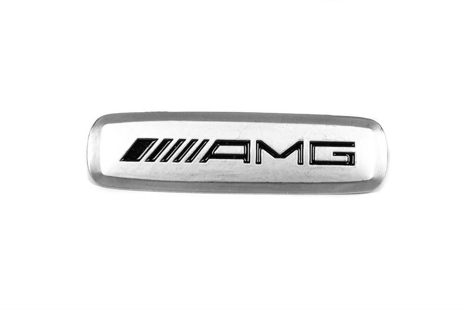 Mercedes-Benz AMG aluminijasta značka za avtomobilske preproge (1 kos) Fotografija 1