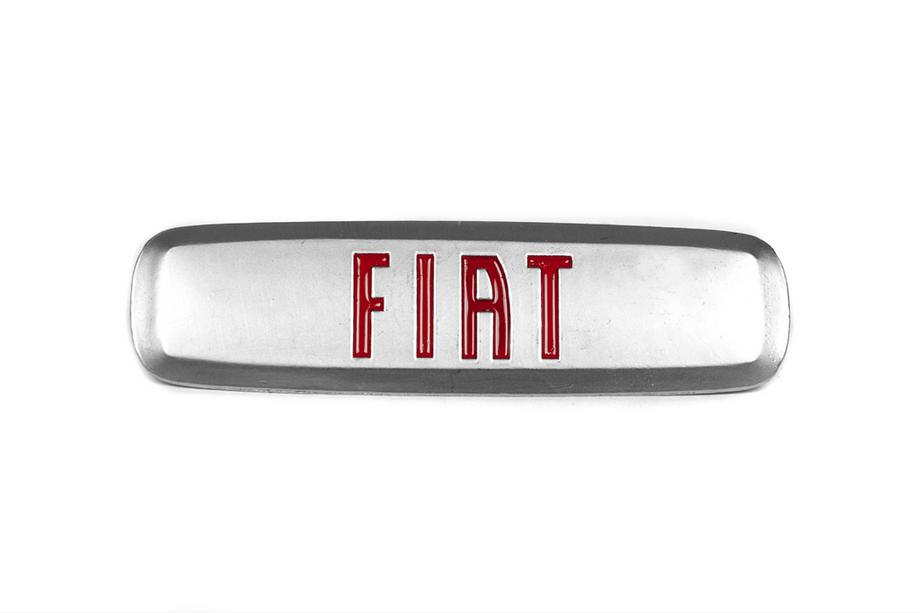 Fiat Aluminijasta značka za avtomobilske preproge (1 kos) Fotografija 1