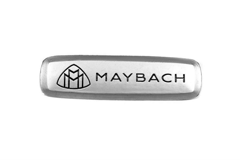 Mercedes-Benz Maybach aluminijasta oznaka za avtomobilske preproge (1 kos) Fotografija 1