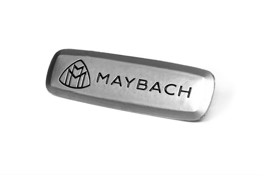 Mercedes-Benz Maybach aluminijasta oznaka za avtomobilske preproge (1 kos) Fotografija 2