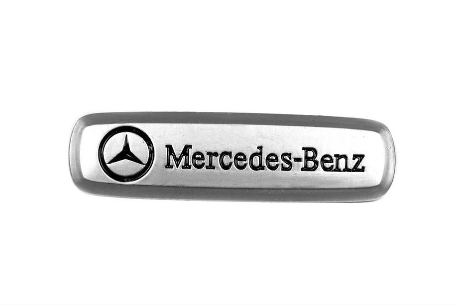 Mercedes-Benz Mercedes aluminijasta značka za avto preproge (1 kos) Fotografija 1