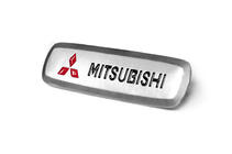 Mitsubishi Aluminijasta značka za avtomobilske preproge (1 kos) fotografija 2