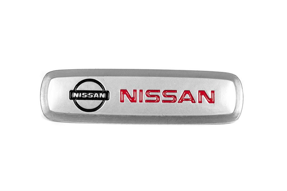 Nissan Aluminijasta značka za avtomobilske preproge (1 kos) Fotografija 1