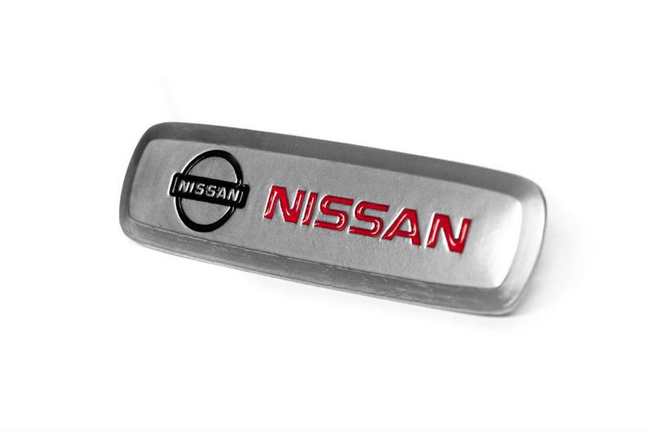 Nissan Aluminijasta značka za avtomobilske preproge (1 kos) Fotografija 2