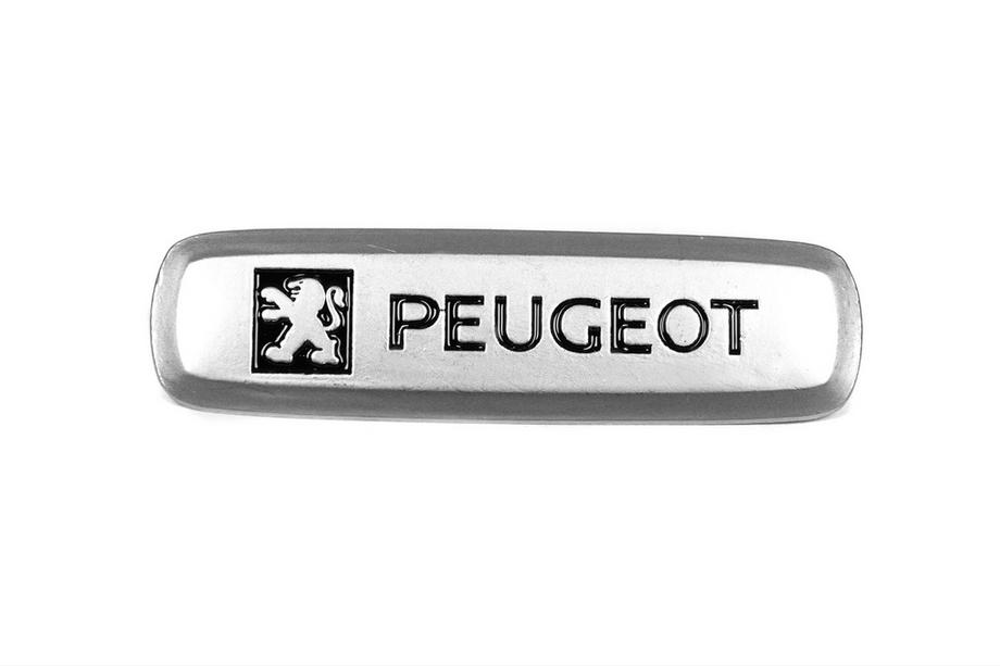 Peugeot Aluminijasta značka za avtomobilske preproge (1 kos) Fotografija 1