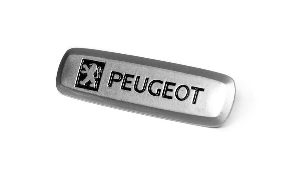 Peugeot Aluminijasta značka za avtomobilske preproge (1 kos) Fotografija 2
