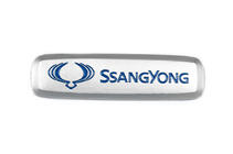 SsangYong Aluminijasta značka za avtomobilske preproge (1 kos) fotografija 1