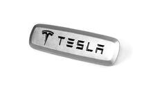 Tesla Aluminijasta značka za avtomobilske preproge (1 kos) fotografija 2