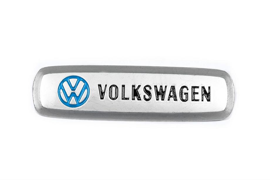 Volkswagen Aluminijasta značka za avtomobilske preproge (1 kos) Fotografija 1