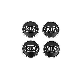 Črne sredinske kapice platišč kia60tur-bl (59 mm na 55 mm, 4 kos) fotografija 2