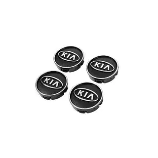 Črne sredinske kapice platišč kia60tur-bl (59 mm na 55 mm, 4 kos) fotografija 1