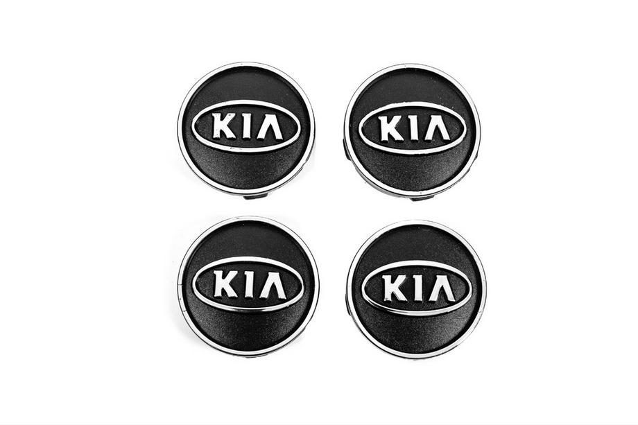 KIA Črne sredinske kapice platišč kia60tur-bl (59 mm na 55 mm, 4 kos) Fotografija 2