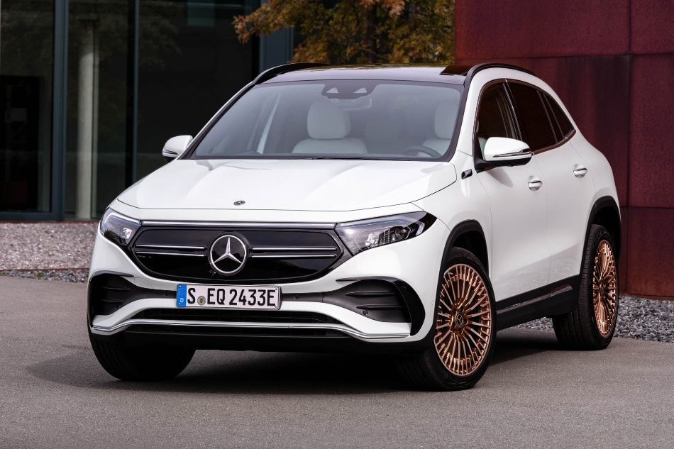 Preizkus električnega križanca Mercedes-Benz EQA