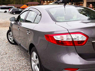Renault Fluence 2009–2016 Vetrni deflektorji oken s kromirano letvico (4 kos, Niken) fotografija 10