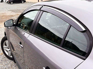 Renault Fluence 2009–2016 Vetrni deflektorji oken s kromirano letvico (4 kos, Niken) fotografija 12
