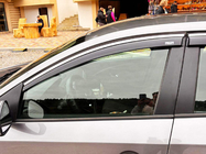 Renault Fluence 2009–2016 Vetrni deflektorji oken s kromirano letvico (4 kos, Niken) fotografija 13