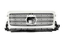 Mercedes G-Class W463 2018–2024 Maska hladilnika (Bela, Original) fotografija 1