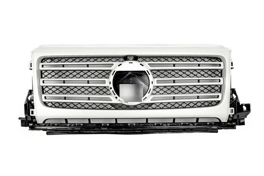 Mercedes G-Class W463 2018–2024 Maska hladilnika (Bela, Original) Image