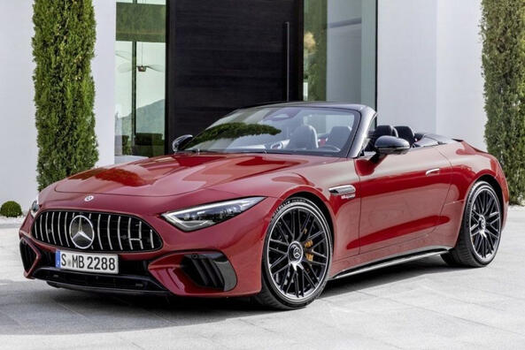 Test nove generacije dvovratnega Mercedes SL-Class