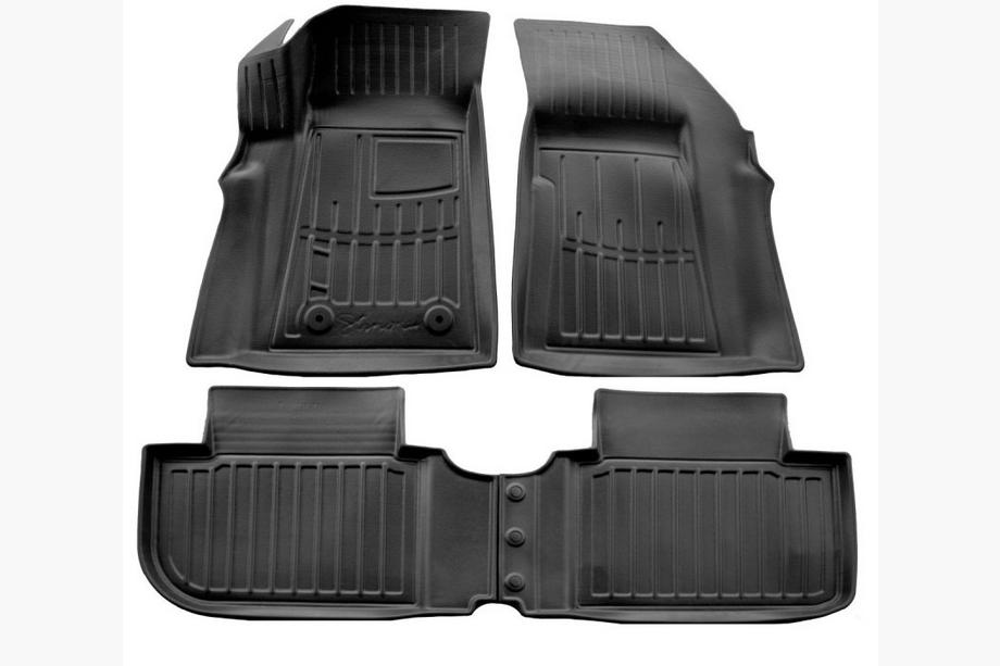 Chevrolet Menlo 2021–2023 Stingray 3D gumijasti tepihi za kabino (4 kosi) Image