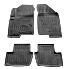 Jeep Compass 2006–2016 Gumijasti tepihi Stingray 3D (4 kosi, 2 sponki na voznikovem tepihu) fotografija 1