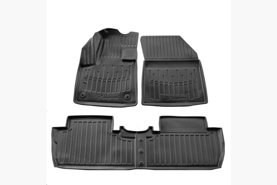 Peugeot 5008 2016–2023 Stingray 3D gumijasti tepihi za kabino (4 kosi) Image