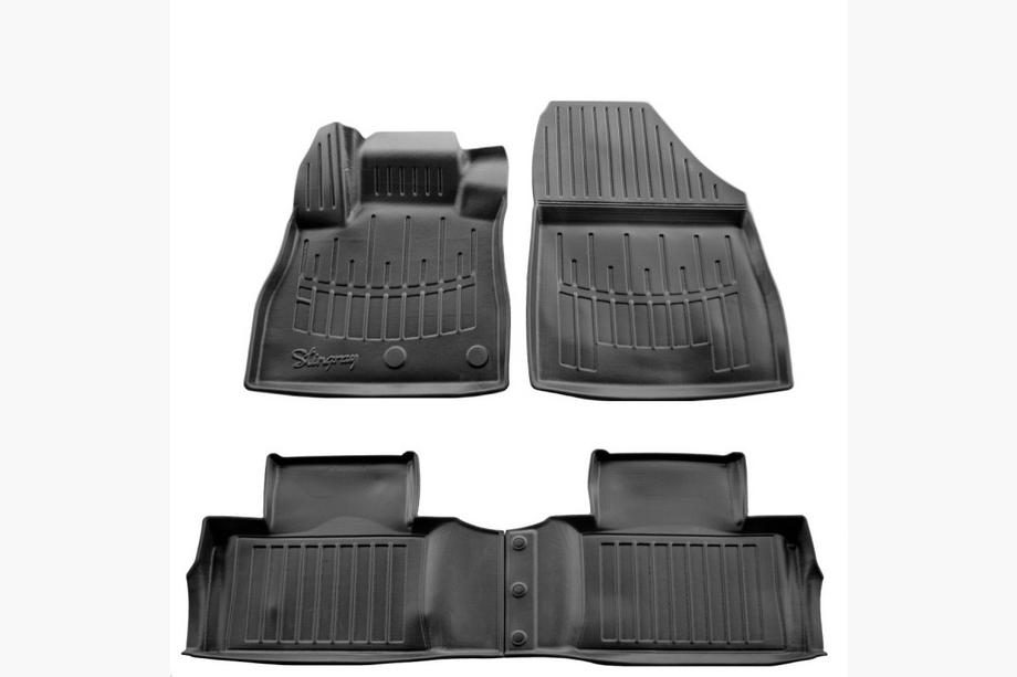 Renault Scenic/Grand 2016–2025 Stingray 3D gumijasti tepihi za kabino (4 kosi) Image
