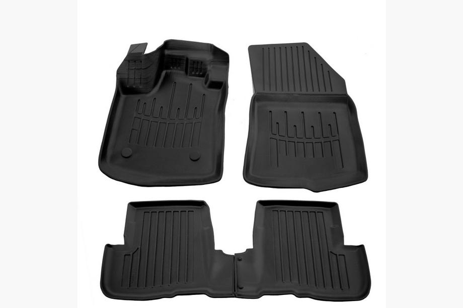 Renault Lodgy 2013–2022 Stingray 3D gumijasti tepihi za kabino (4 kosi) Image