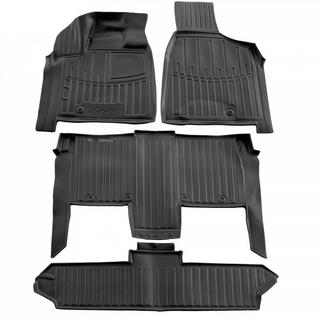 Stingray 3D gumijasti tepihi za kabino (4 kosi) Dodge Grand Caravan V 2008–2020