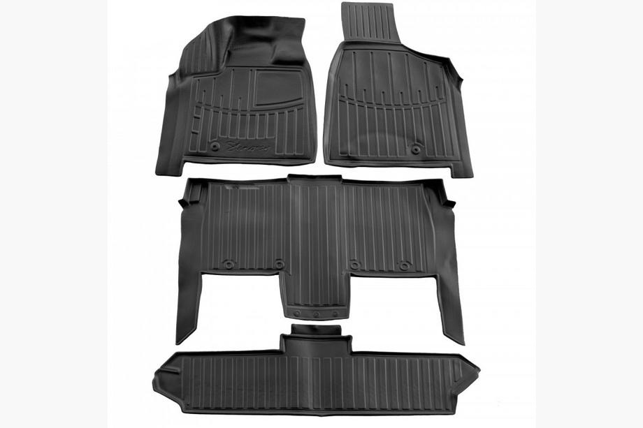 Dodge Grand Caravan V 2008–2020 Stingray 3D gumijasti tepihi za kabino (4 kosi) Image