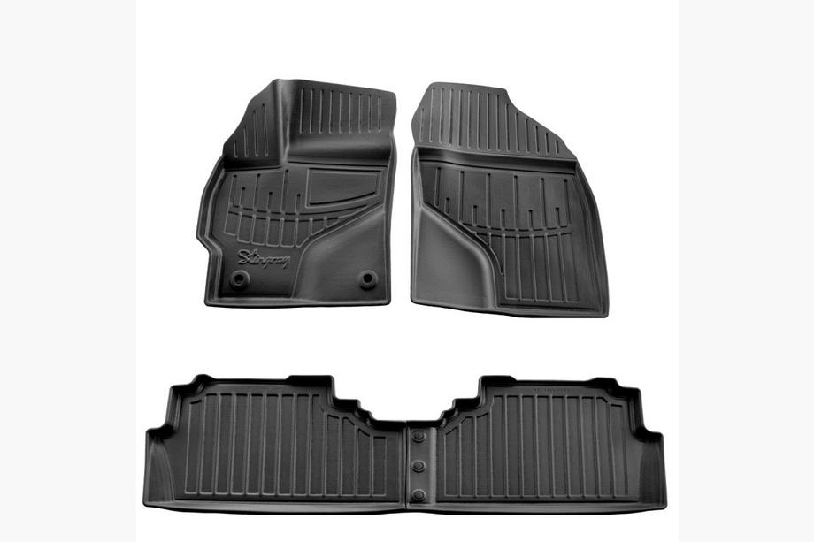 Toyota Prius 2009–2015 Stingray 3D gumijasti tepihi za kabino (4 kosi) Fotografija 1