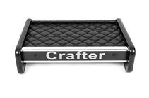 Volkswagen Crafter 2016– Polica za armaturno ploščo (črna s črnim šivom) fotografija 1