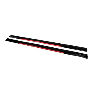 Univerzalni pokrovi stranskih pragov Niken Red (ABS) (4 kosi) fotografija 2